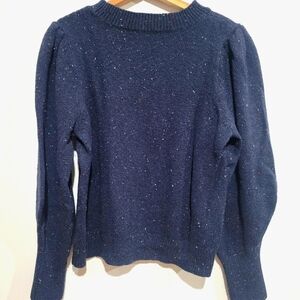 Free Assembly Speckled Sweater with Puffy Sleeves size XL